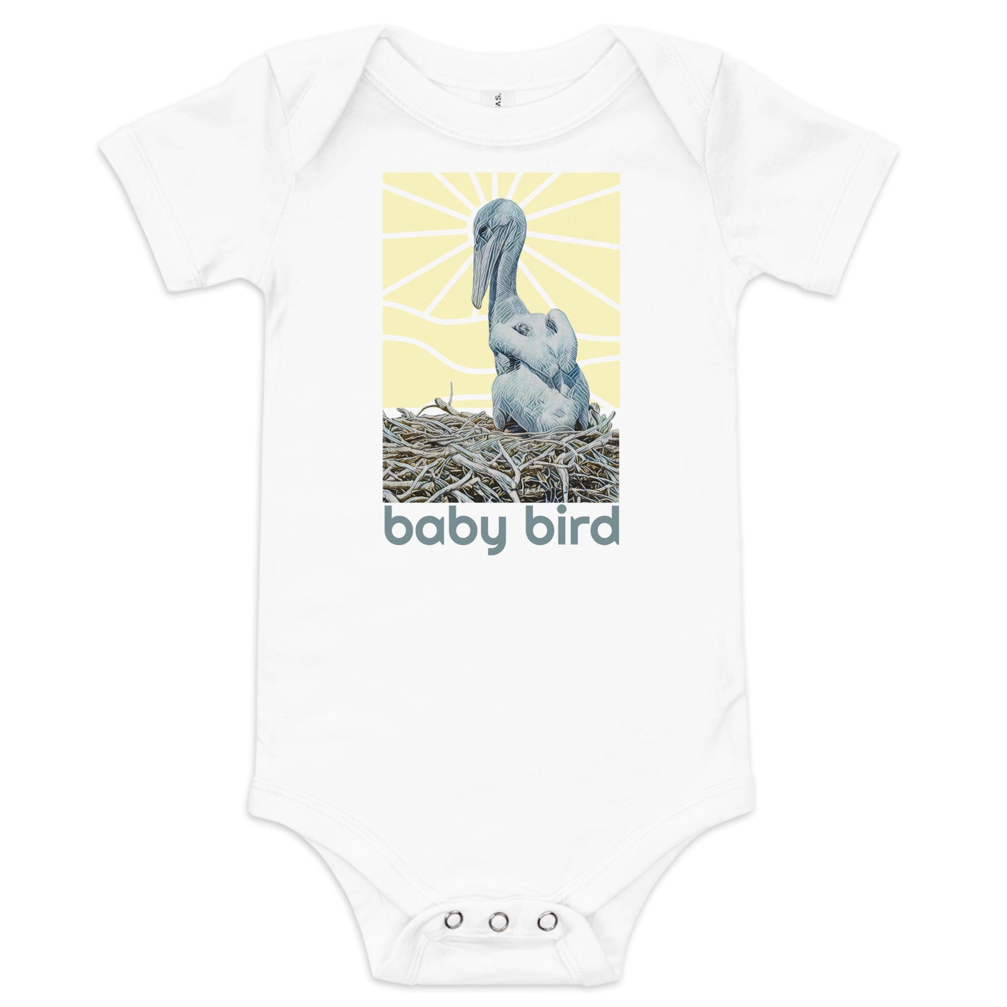 Baby Pelican PS short sleeve one piece