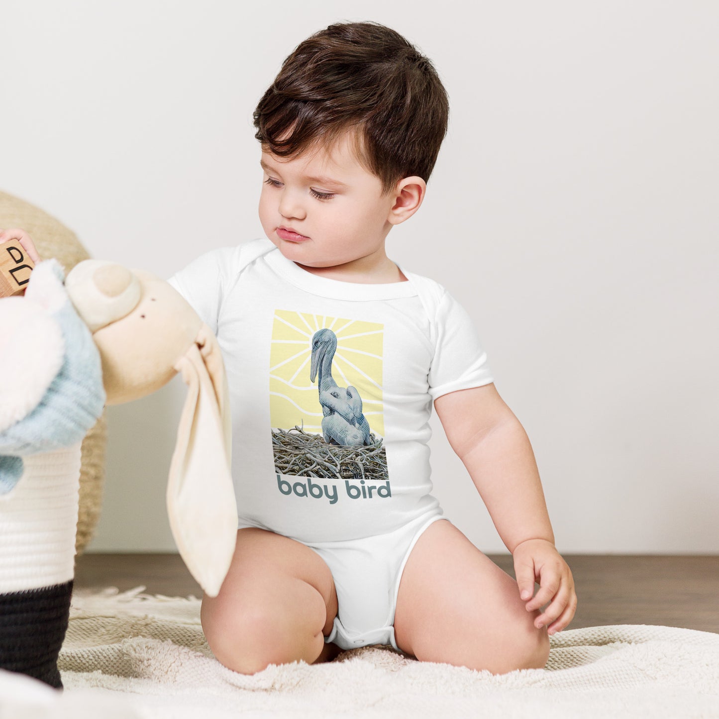 Baby Pelican PS short sleeve one piece