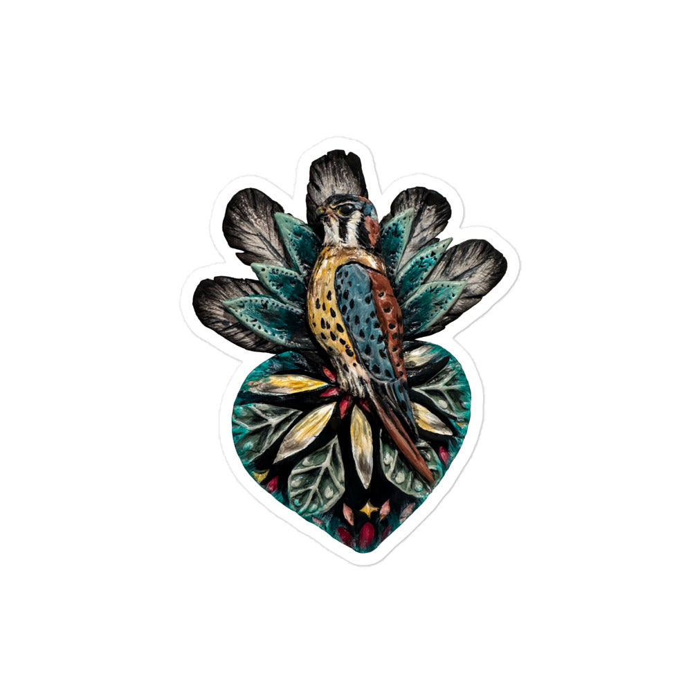 Kestrel — Clay Style Sticker