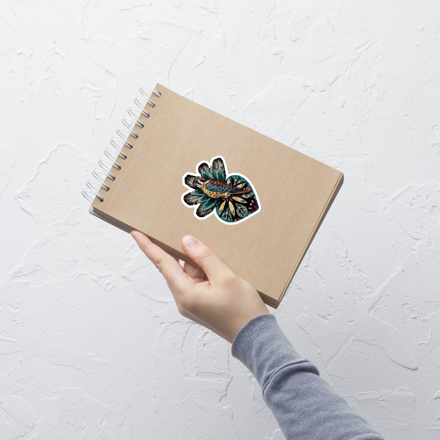 Kestrel — Clay Style Sticker