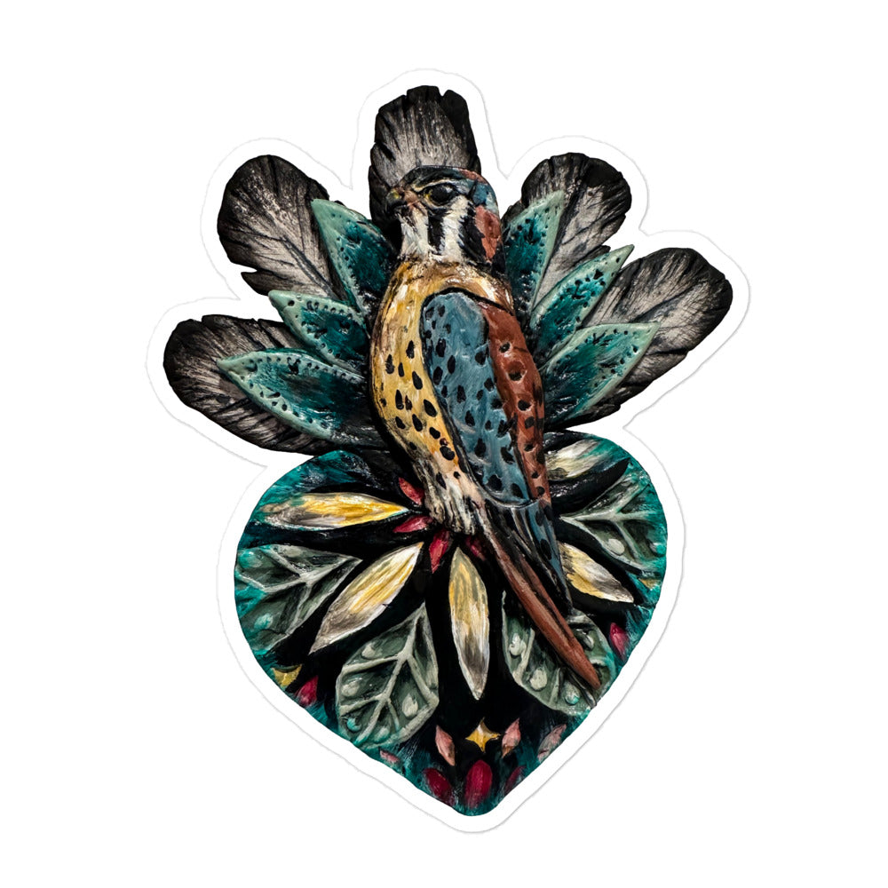 Kestrel — Clay Style Sticker