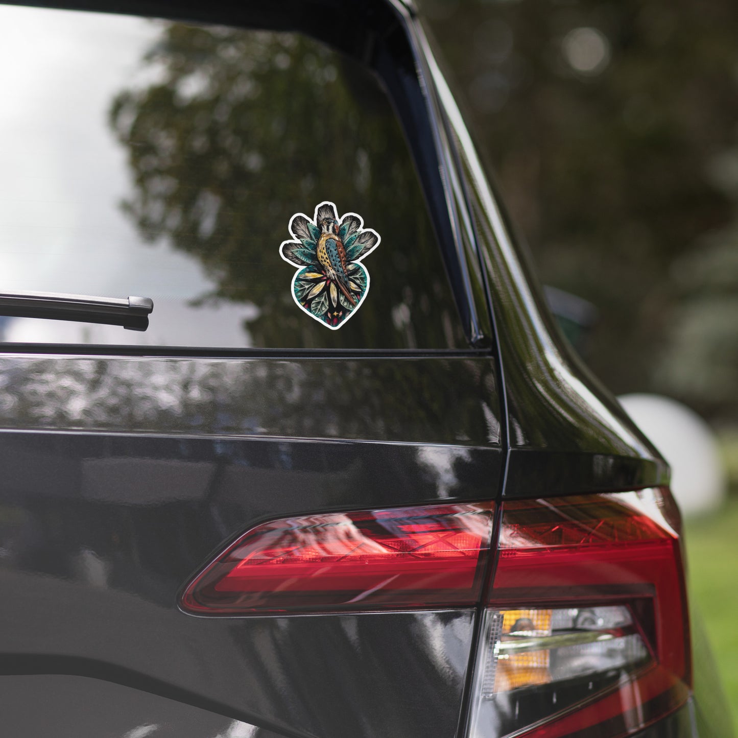 Kestrel — Clay Style Sticker