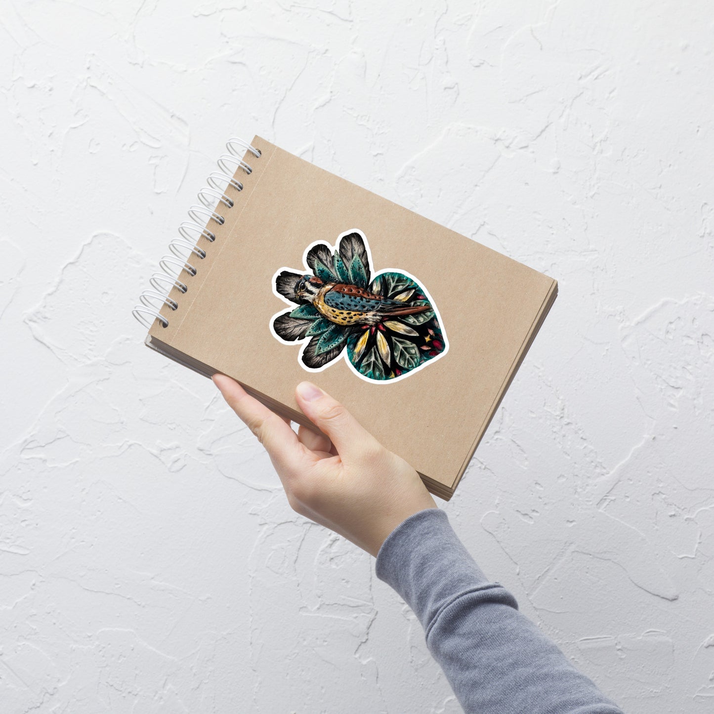 Kestrel — Clay Style Sticker