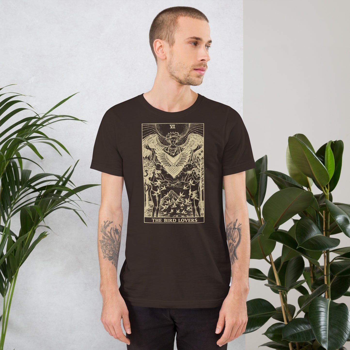 Tarot: The Bird Lovers — Unisex t-shirt