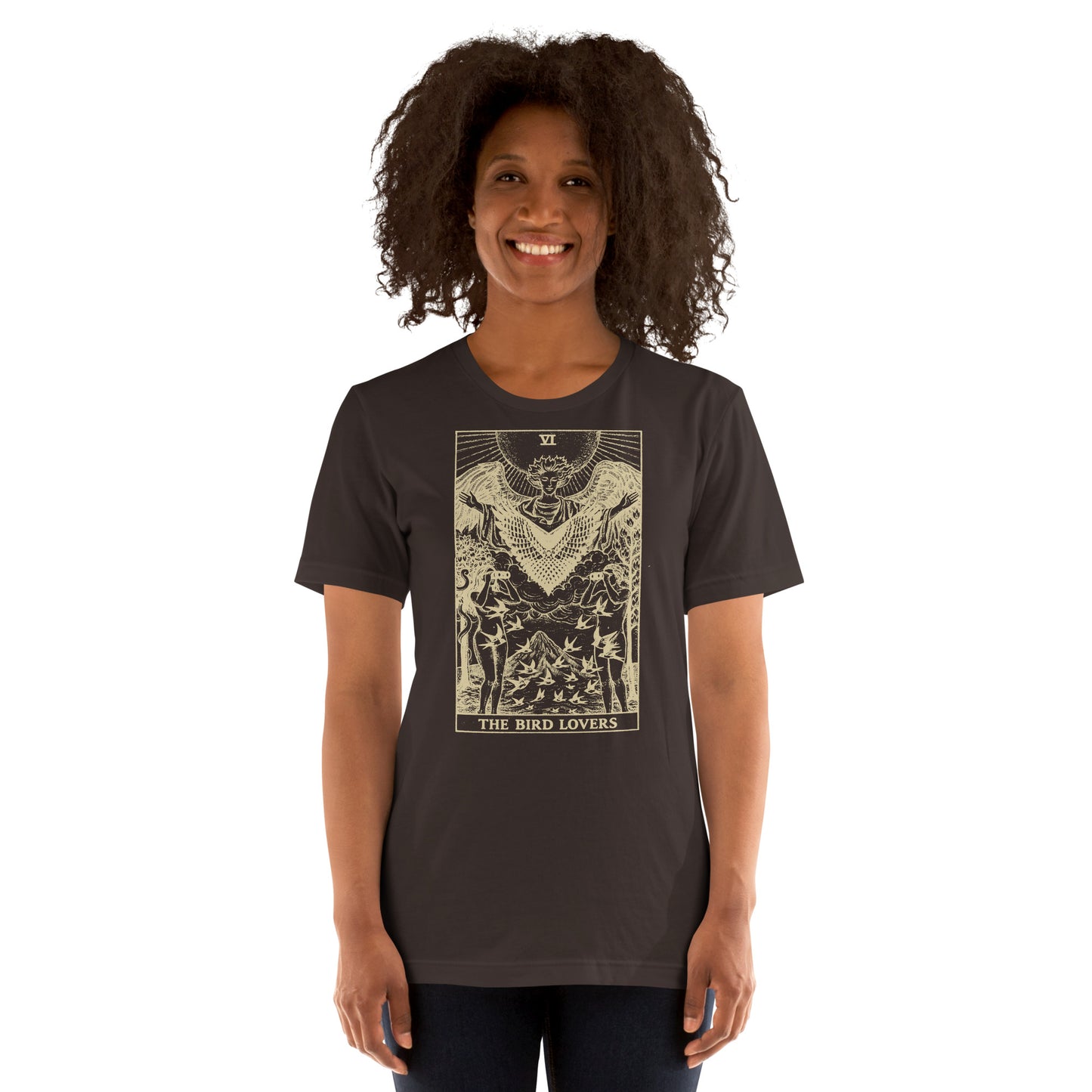 Tarot: The Bird Lovers — Unisex t-shirt