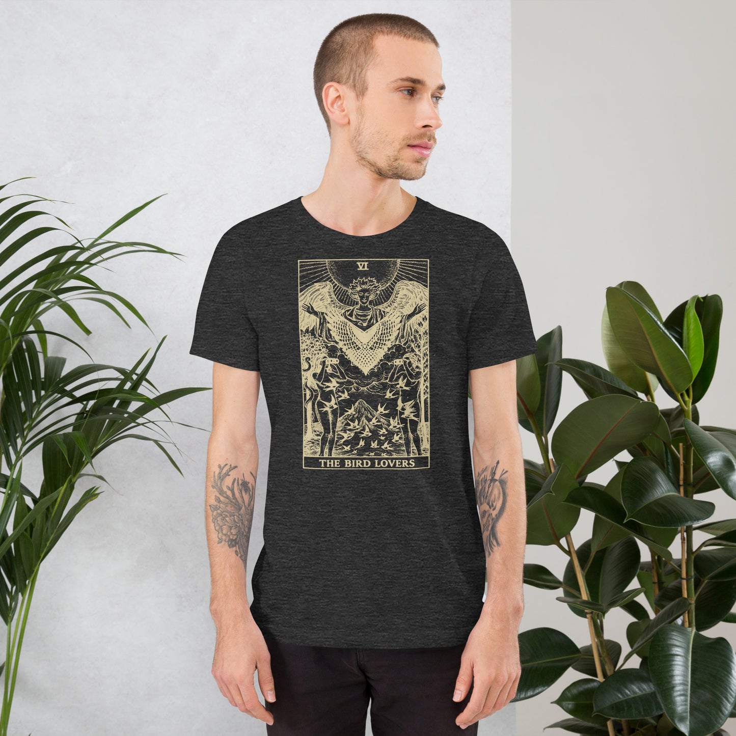 Tarot: The Bird Lovers — Unisex t-shirt