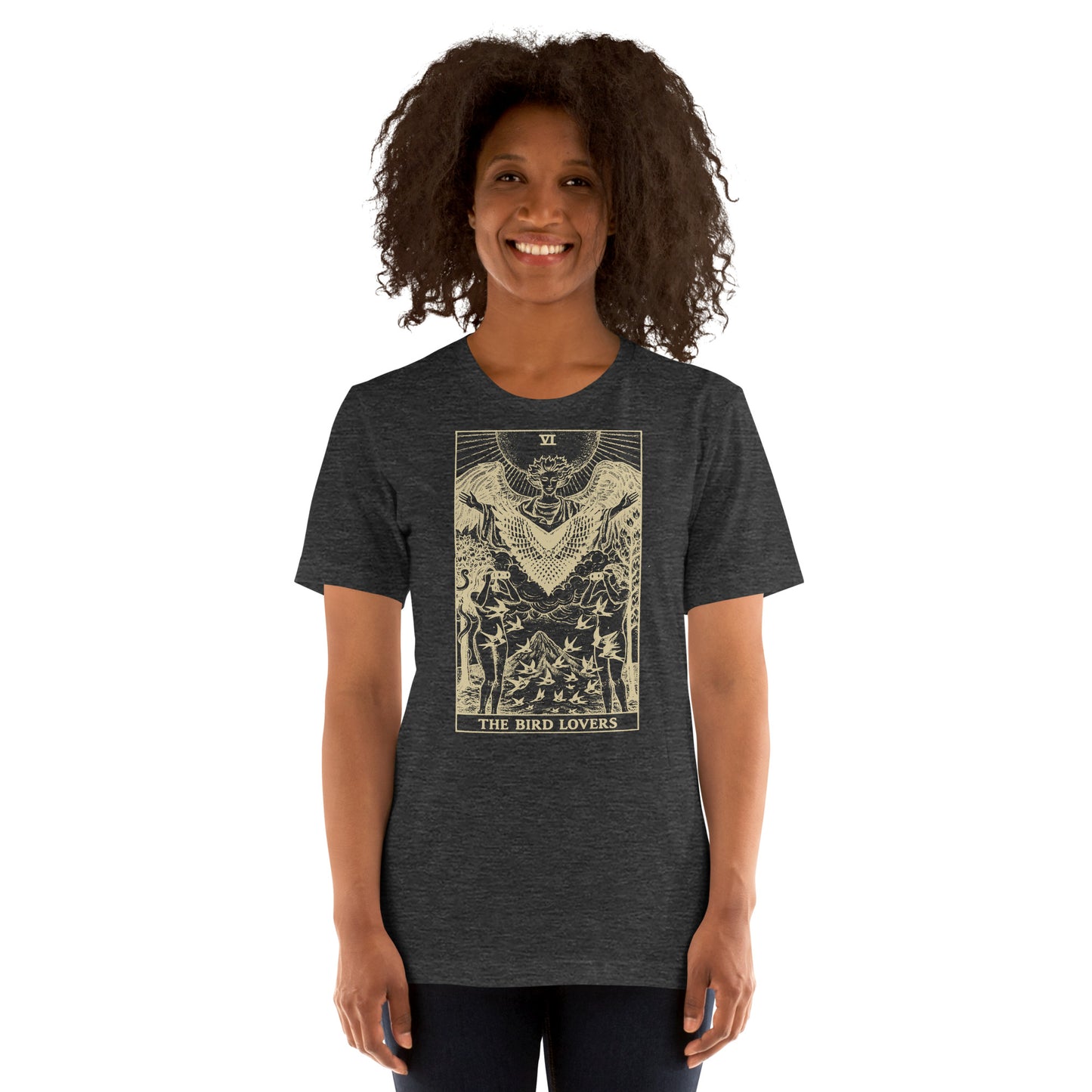 Tarot: The Bird Lovers — Unisex t-shirt