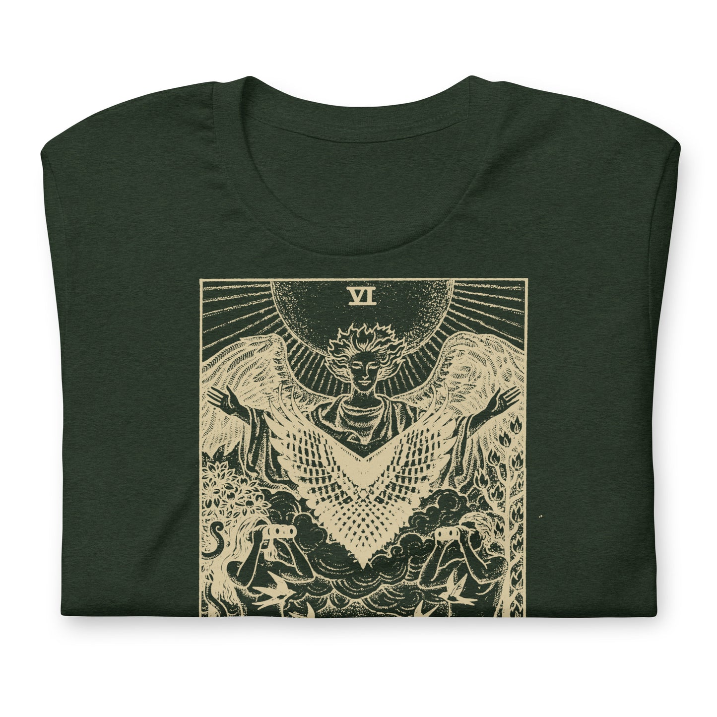 Tarot: The Bird Lovers — Unisex t-shirt
