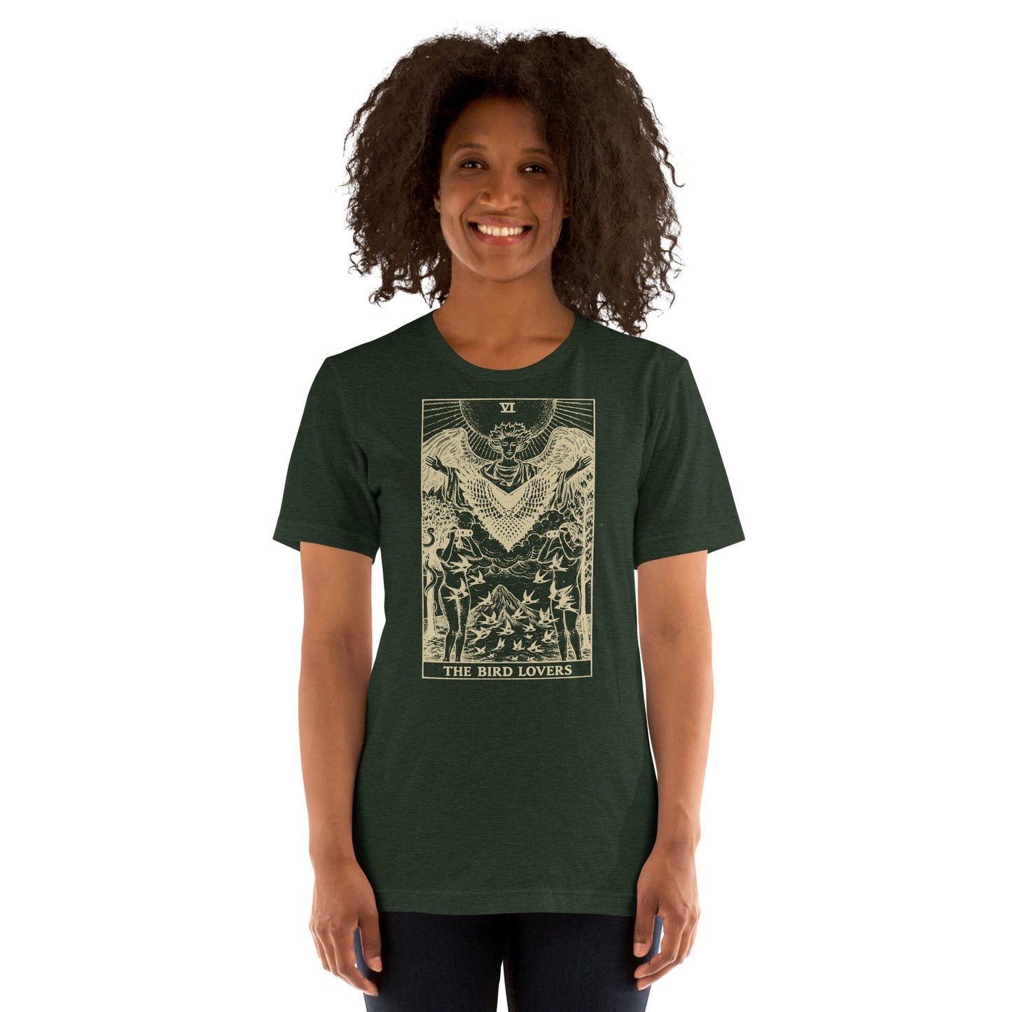 Tarot: The Bird Lovers — Unisex t-shirt