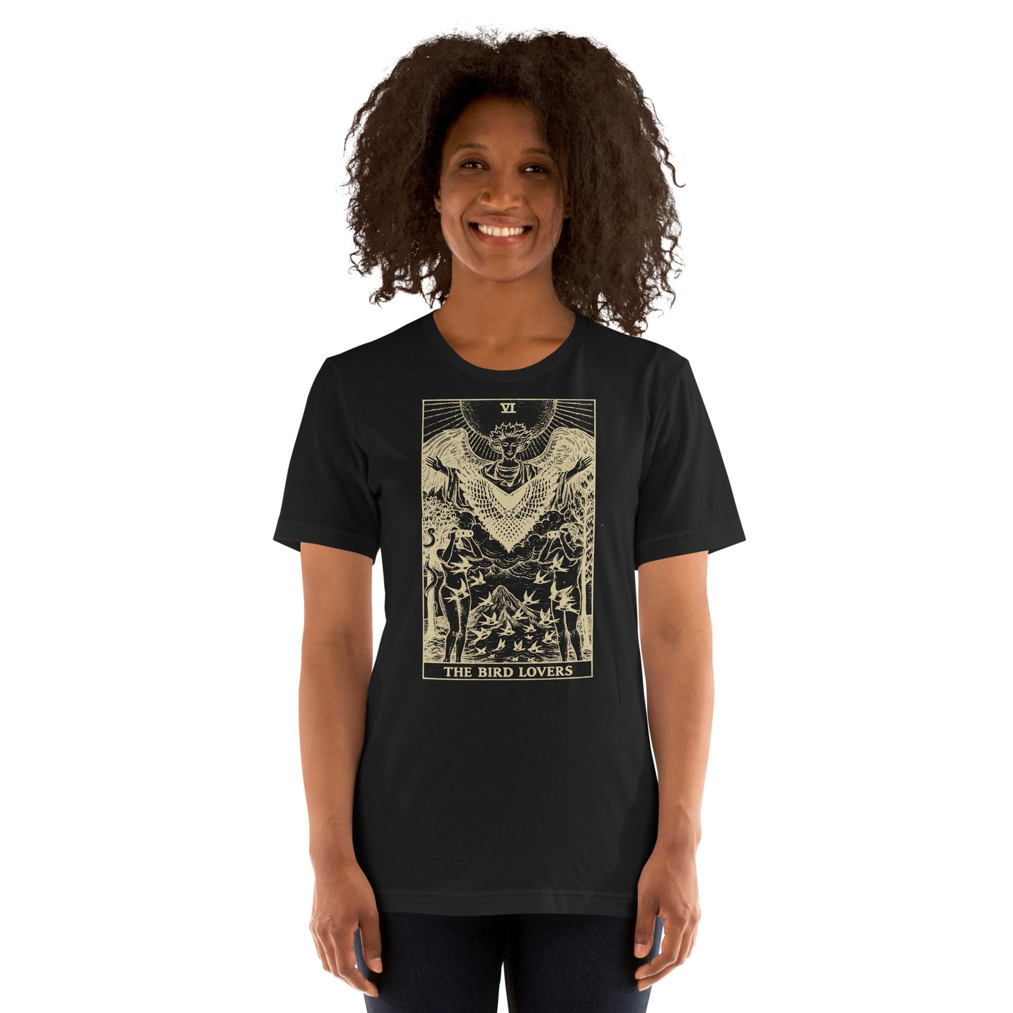 Tarot: The Bird Lovers — Unisex t-shirt